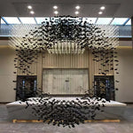 Charcoal Halo LED Chandelier