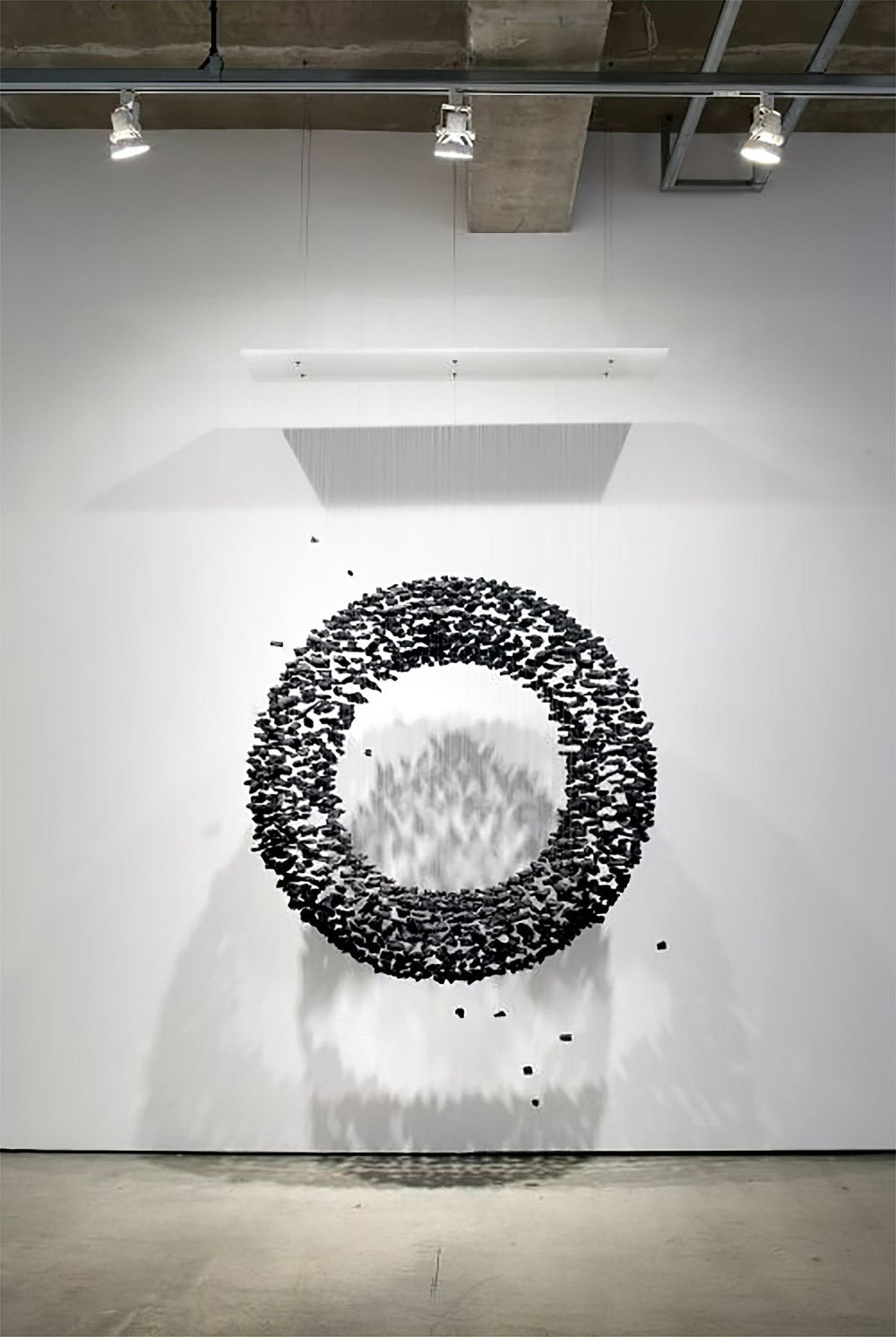 Charcoal Shape Hourglass Chandelier