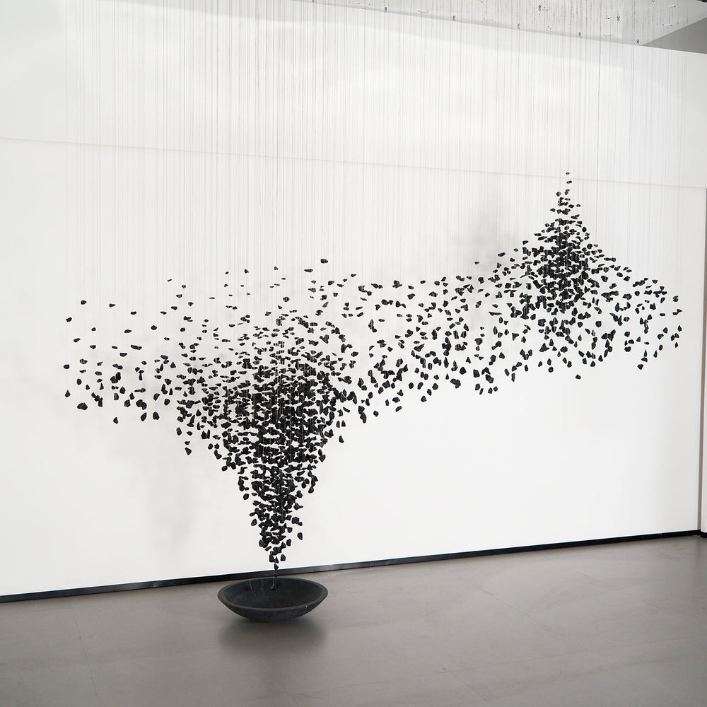 Charcoal Shape Hourglass Chandelier