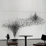 Charcoal Shape Hourglass Chandelier