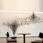 Charcoal Shape Hourglass Chandelier