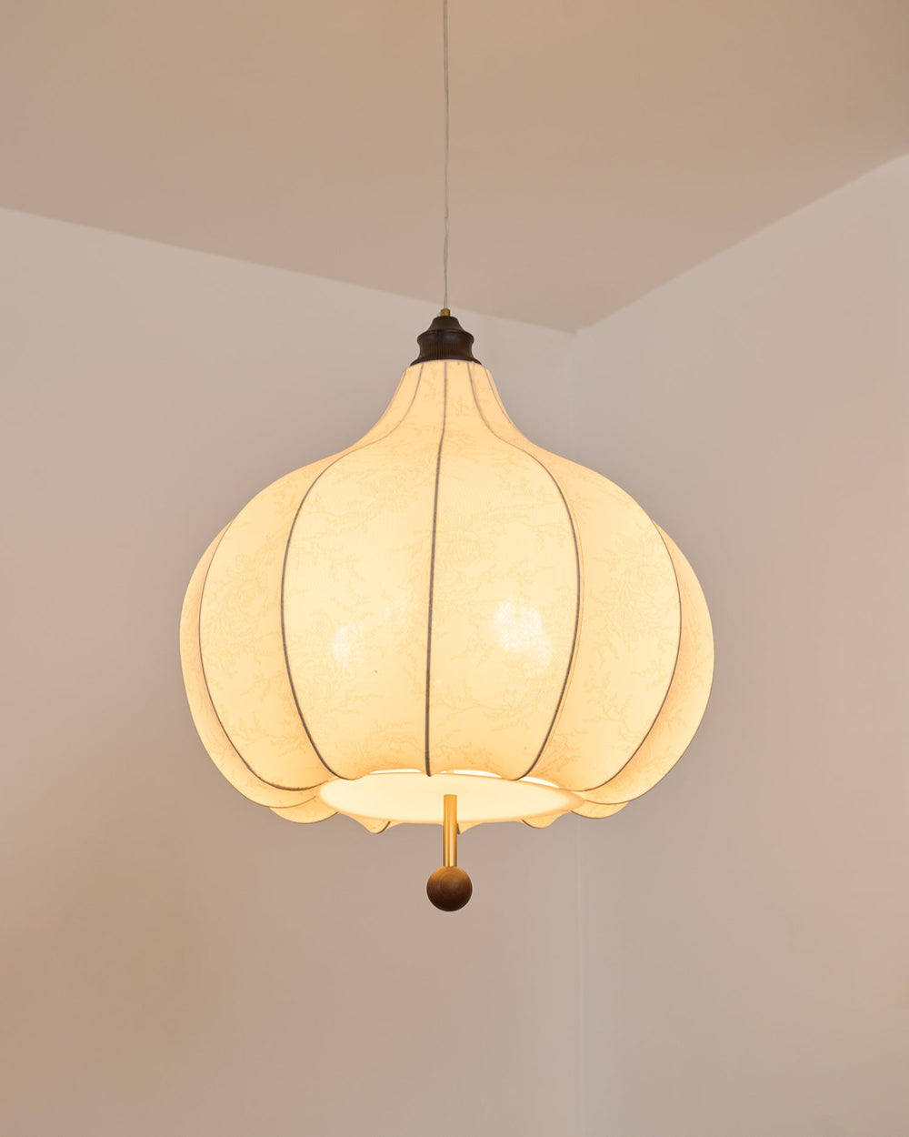 Chestnut Fabric Pendant Light