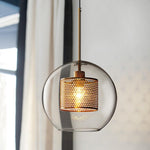Combined Chiswick Glass Pendant Light