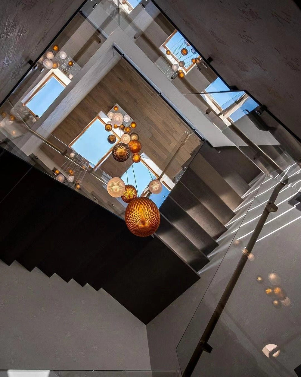Chromatic Gem Drop Chandelier