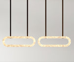 Circle Alabaster Chandelier