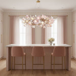 Circular Blossom Chandelier
