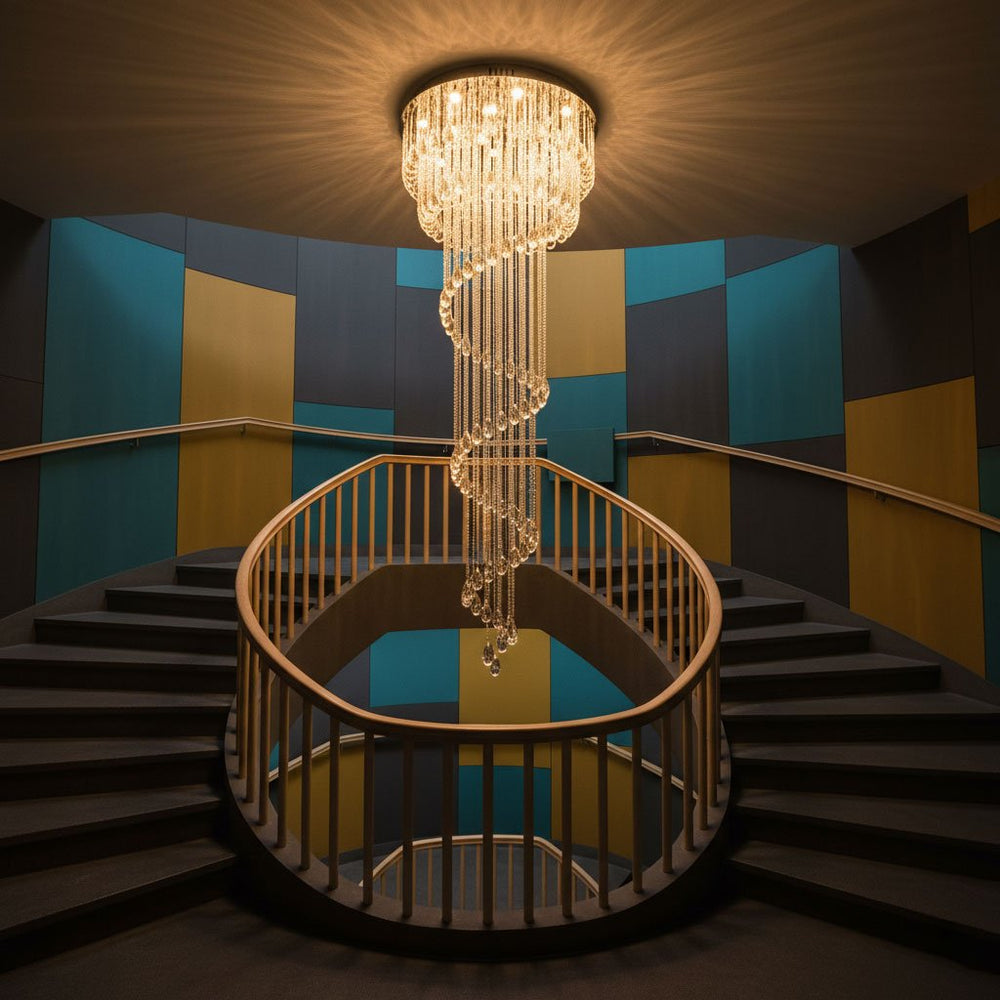 Classic Symphony Spiral Chandelier