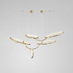 Cloud Rings Series Brass Chandelier