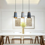 Coburg Wood Cement Pendant Light
