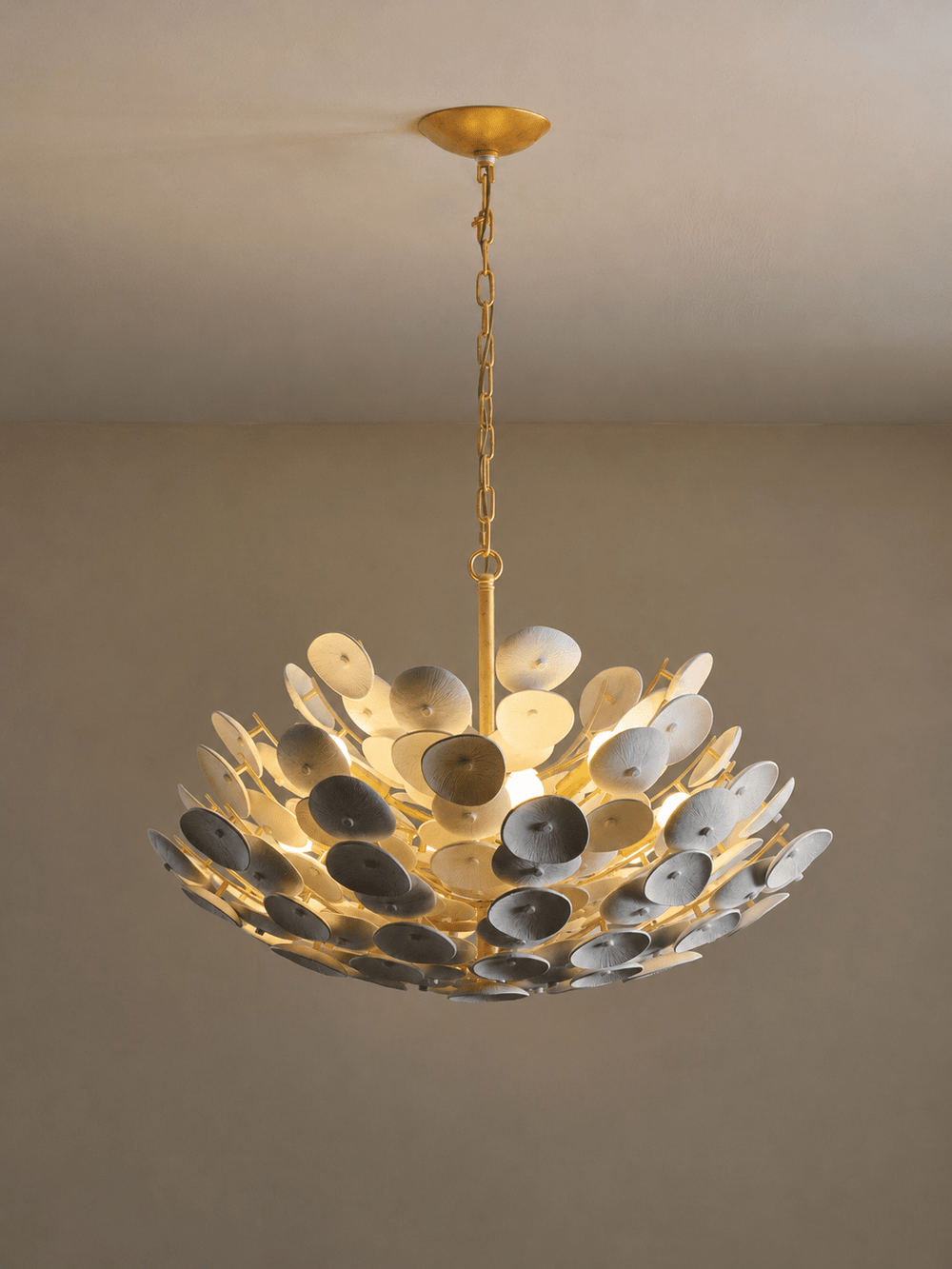 Coconut Disc Chandelier