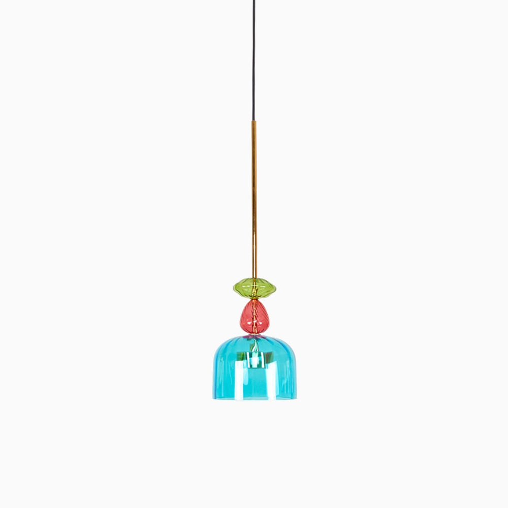 Candy Drop Hand-Blown Glass Pendant – Modular Multi-Color Cluster
