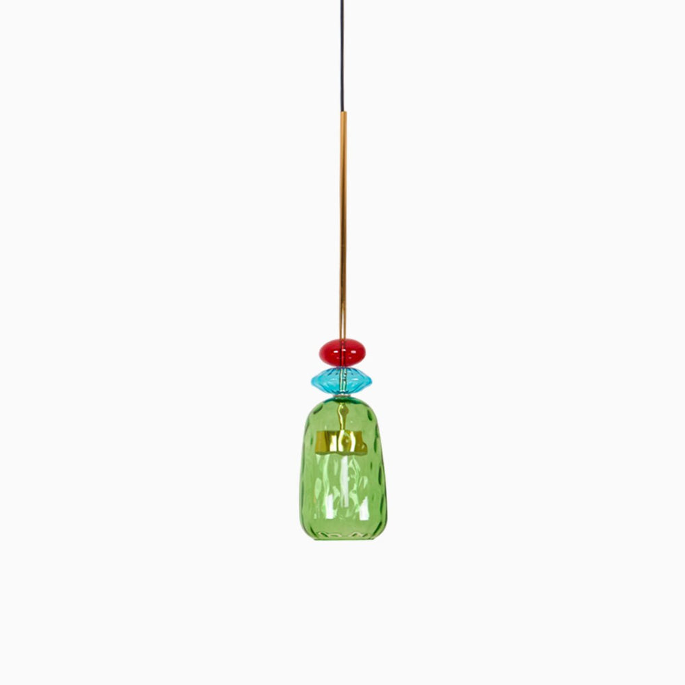 Candy Drop Hand-Blown Glass Pendant – Modular Multi-Color Cluster