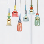 Candy Drop Hand-Blown Glass Pendant – Modular Multi-Color Cluster