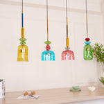 Candy Drop Hand-Blown Glass Pendant – Modular Multi-Color Cluster