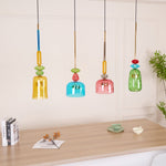 Candy Drop Hand-Blown Glass Pendant – Modular Multi-Color Cluster