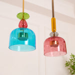 Candy Drop Hand-Blown Glass Pendant – Modular Multi-Color Cluster