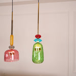 Candy Drop Hand-Blown Glass Pendant – Modular Multi-Color Cluster
