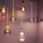 Candy Drop Hand-Blown Glass Pendant – Modular Multi-Color Cluster