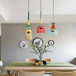 Candy Drop Hand-Blown Glass Pendant – Modular Multi-Color Cluster