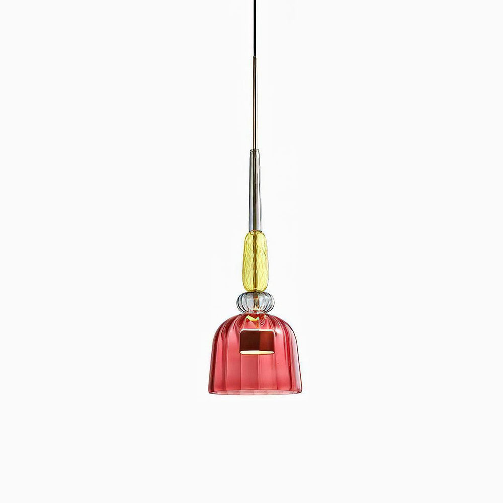 Candy Drop Hand-Blown Glass Pendant – Modular Multi-Color Cluster