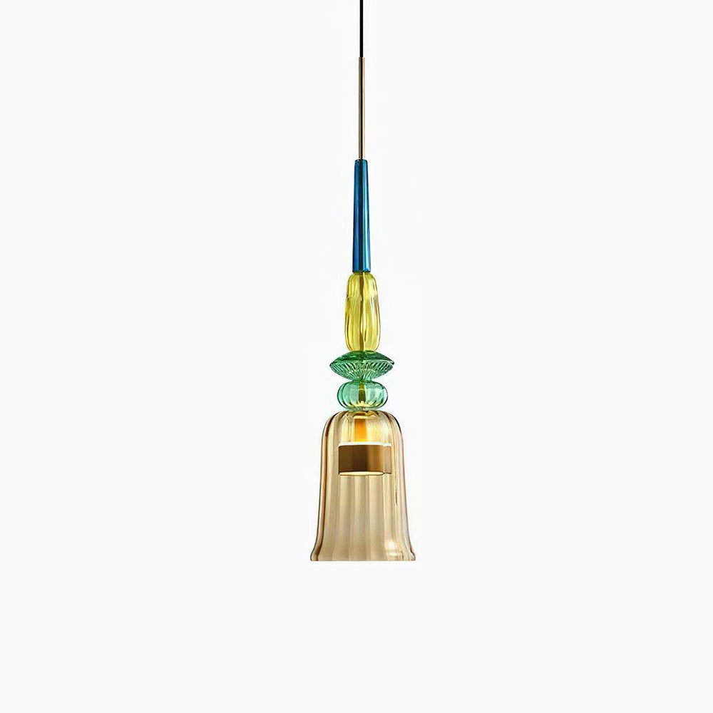 Candy Drop Hand-Blown Glass Pendant – Modular Multi-Color Cluster