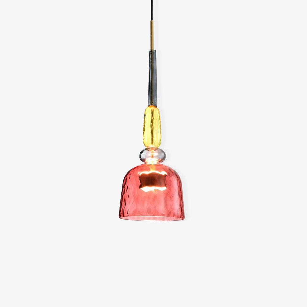 Candy Drop Hand-Blown Glass Pendant – Modular Multi-Color Cluster