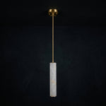 Column Alabaster Staircase Chandelier