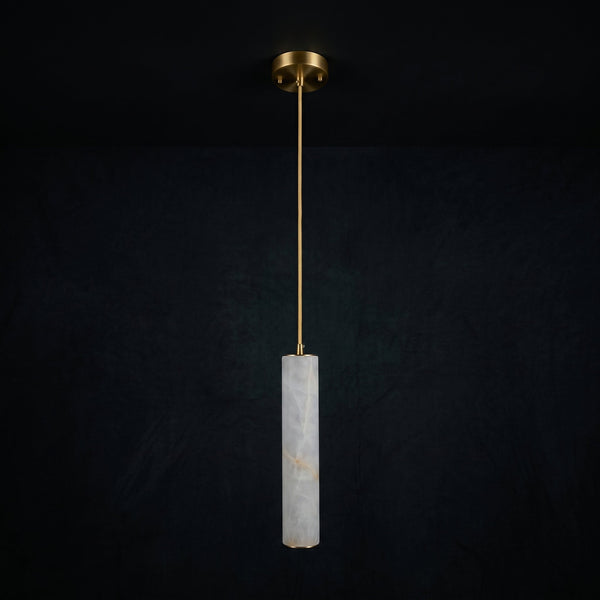 Column Alabaster Staircase Chandelier