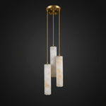 Column Alabaster Staircase Chandelier
