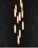 Column Alabaster Staircase Chandelier