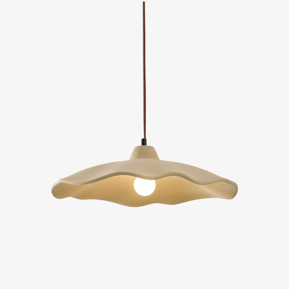 Concrete Petal Pendant Light