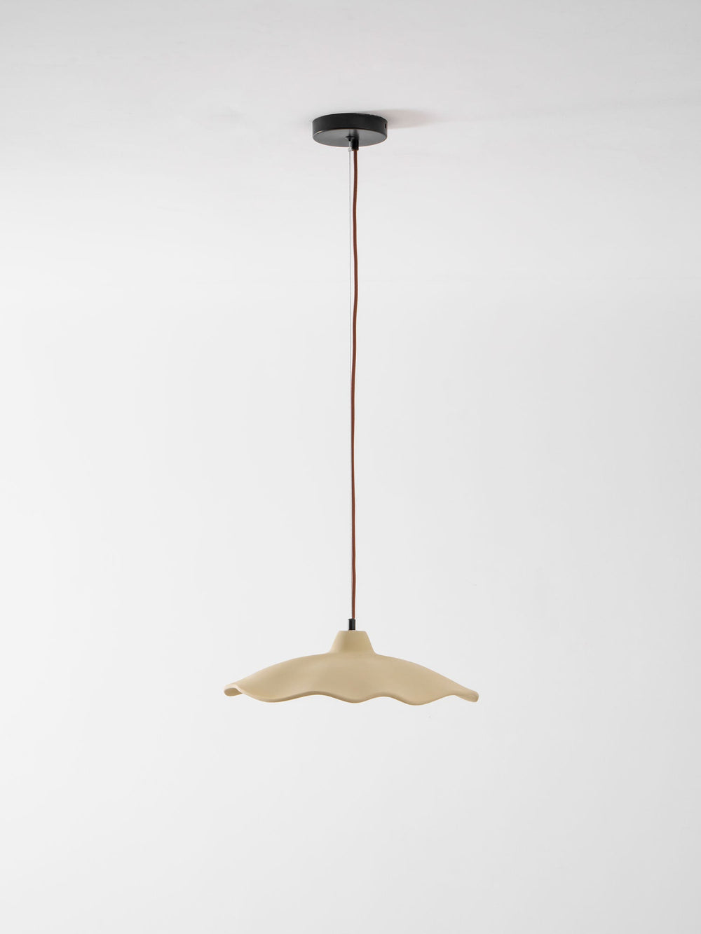 Concrete Petal Pendant Light