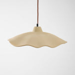 Concrete Petal Pendant Light