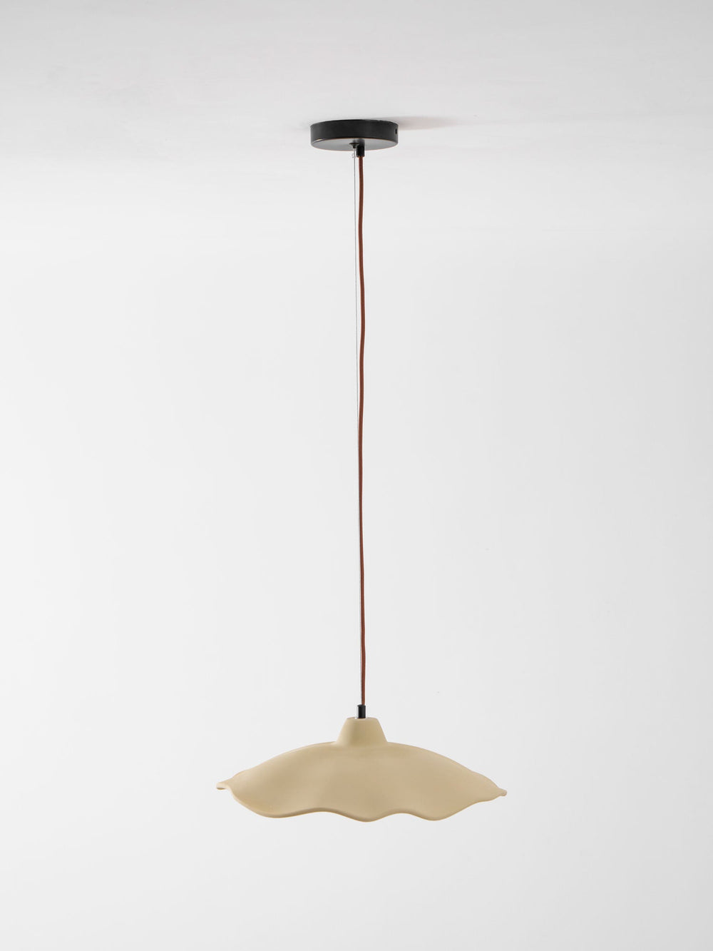 Concrete Petal Pendant Light