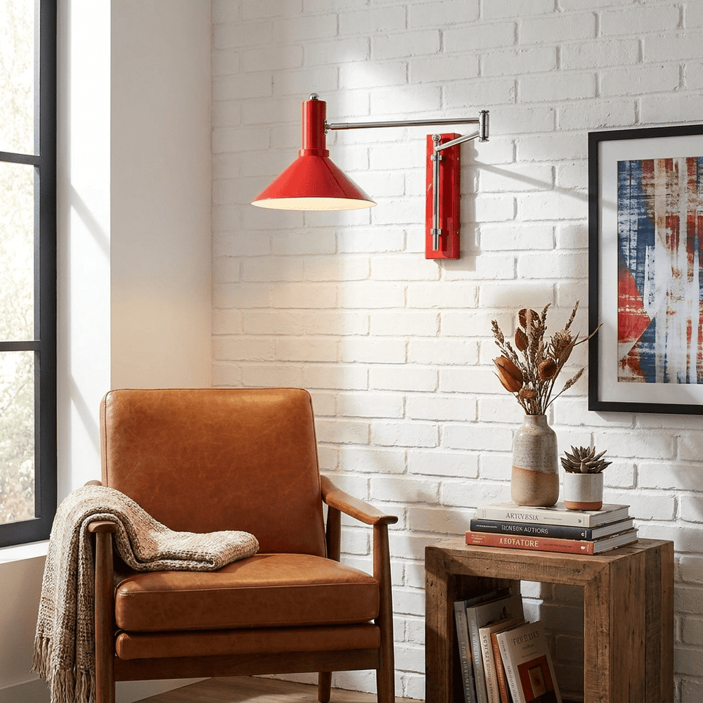 Cone Swing Arm Wall Sconce