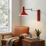 Cone Swing Arm Wall Sconce