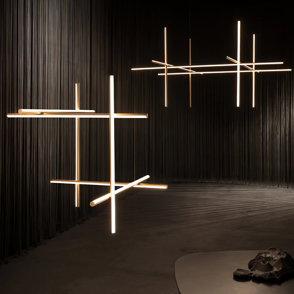 Gridline Linear Chandelier