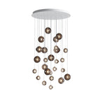 Cosmic Sphere Cascade Chandelier