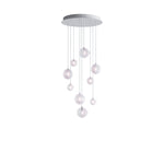 Cosmic Sphere Cascade Chandelier