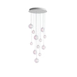 Cosmic Sphere Cascade Chandelier