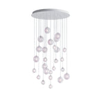 Cosmic Sphere Cascade Chandelier