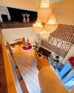 Croissant Fabric Pendant Light