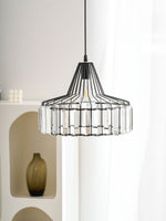 Crystal Drum Pendant Lamp – Sophisticated Modern Glass