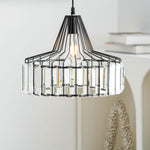 Crystal Drum Pendant Lamp – Sophisticated Modern Glass