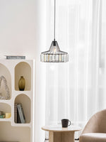 Crystal Drum Pendant Lamp – Sophisticated Modern Glass