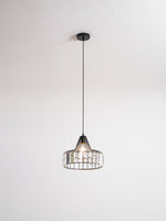 Crystal Drum Pendant Lamp – Sophisticated Modern Glass