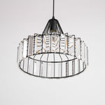 Crystal Drum Pendant Lamp – Sophisticated Modern Glass