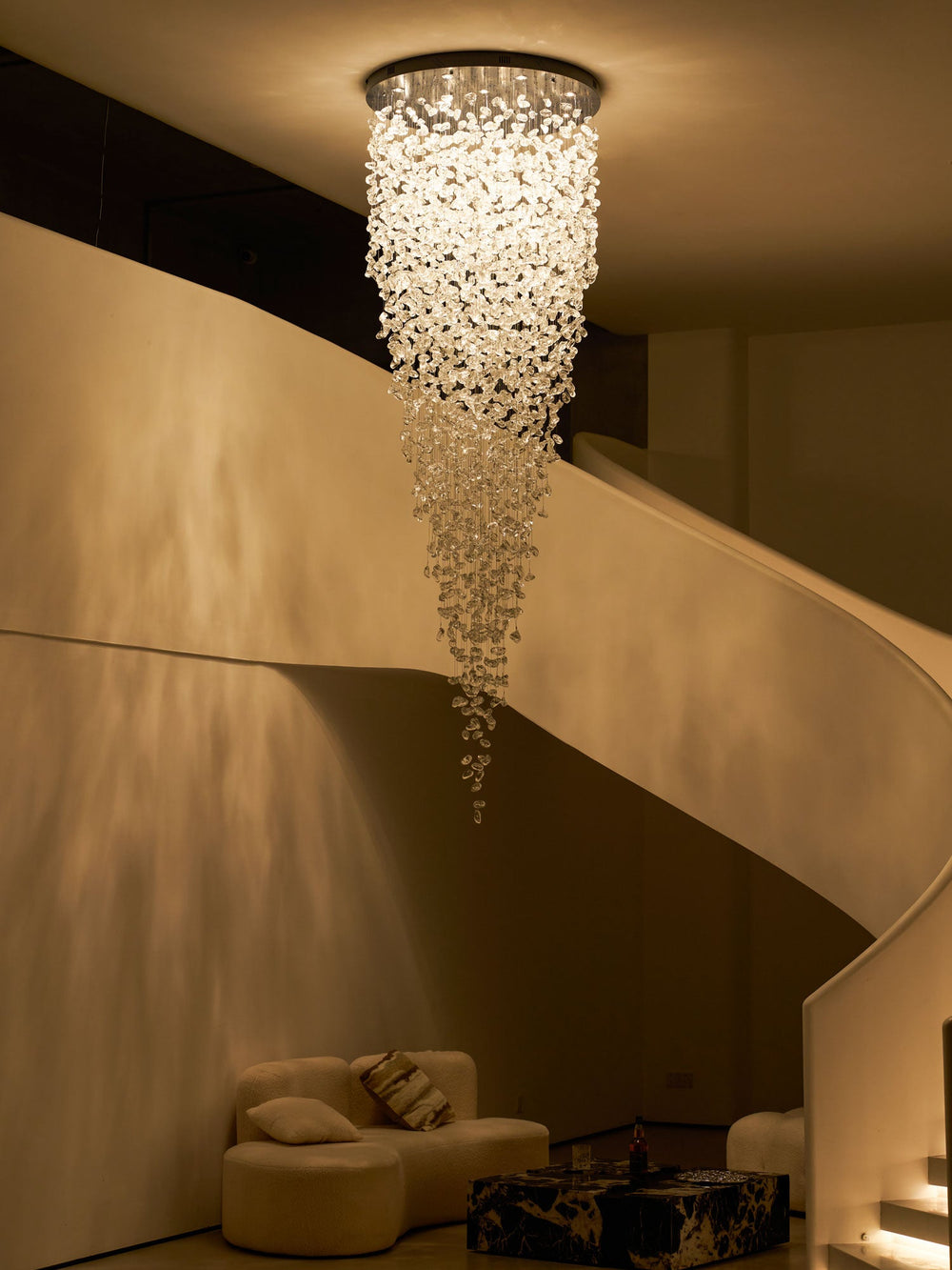 Crystal Stone Chandelier