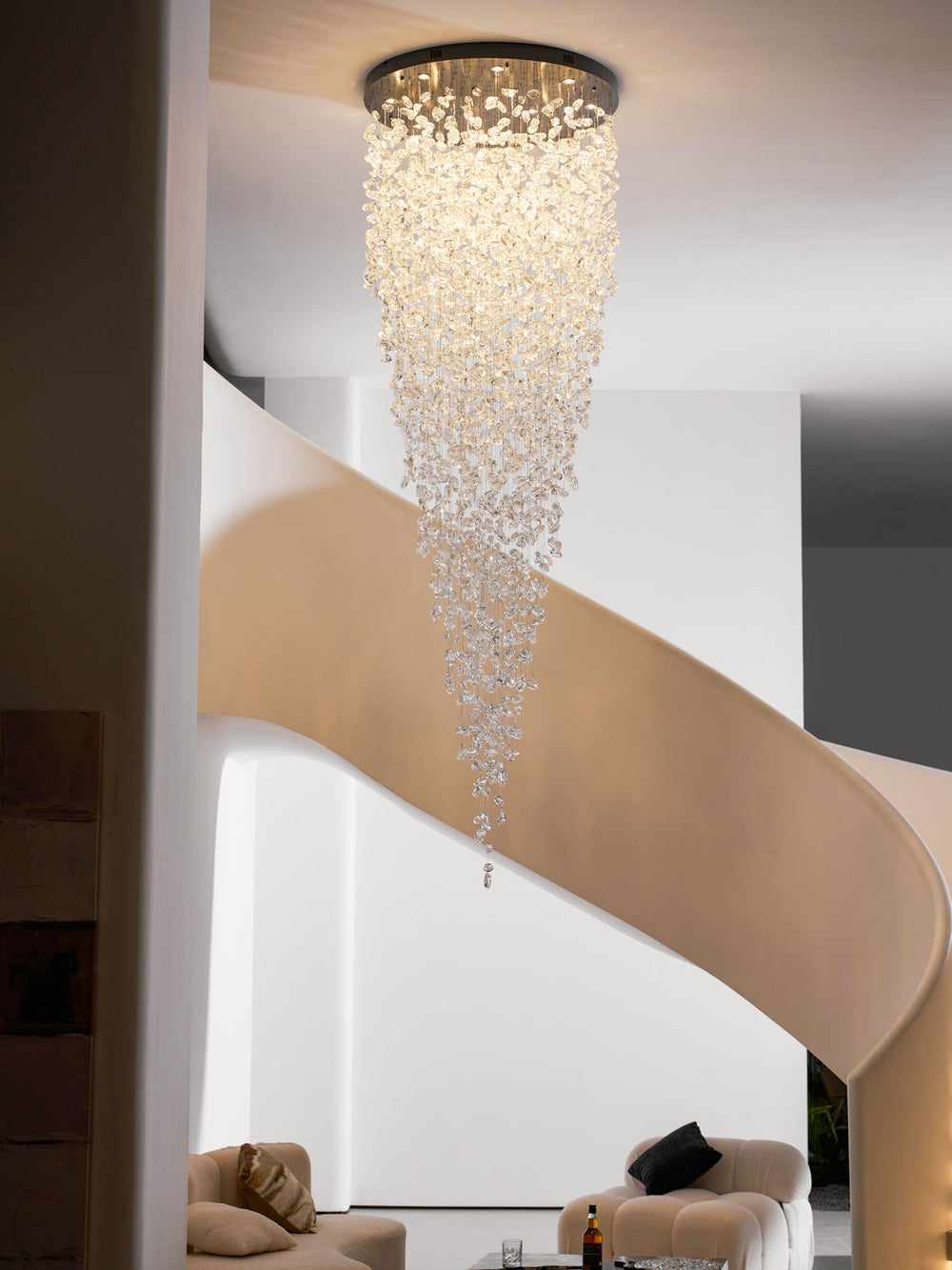 Crystal Stone Chandelier