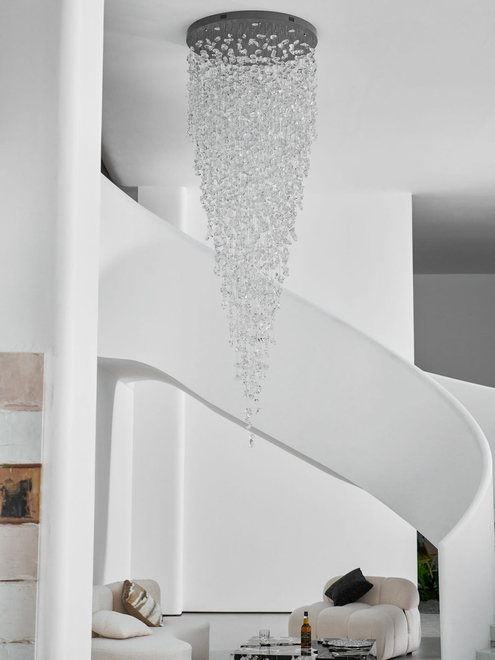 Crystal Stone Chandelier